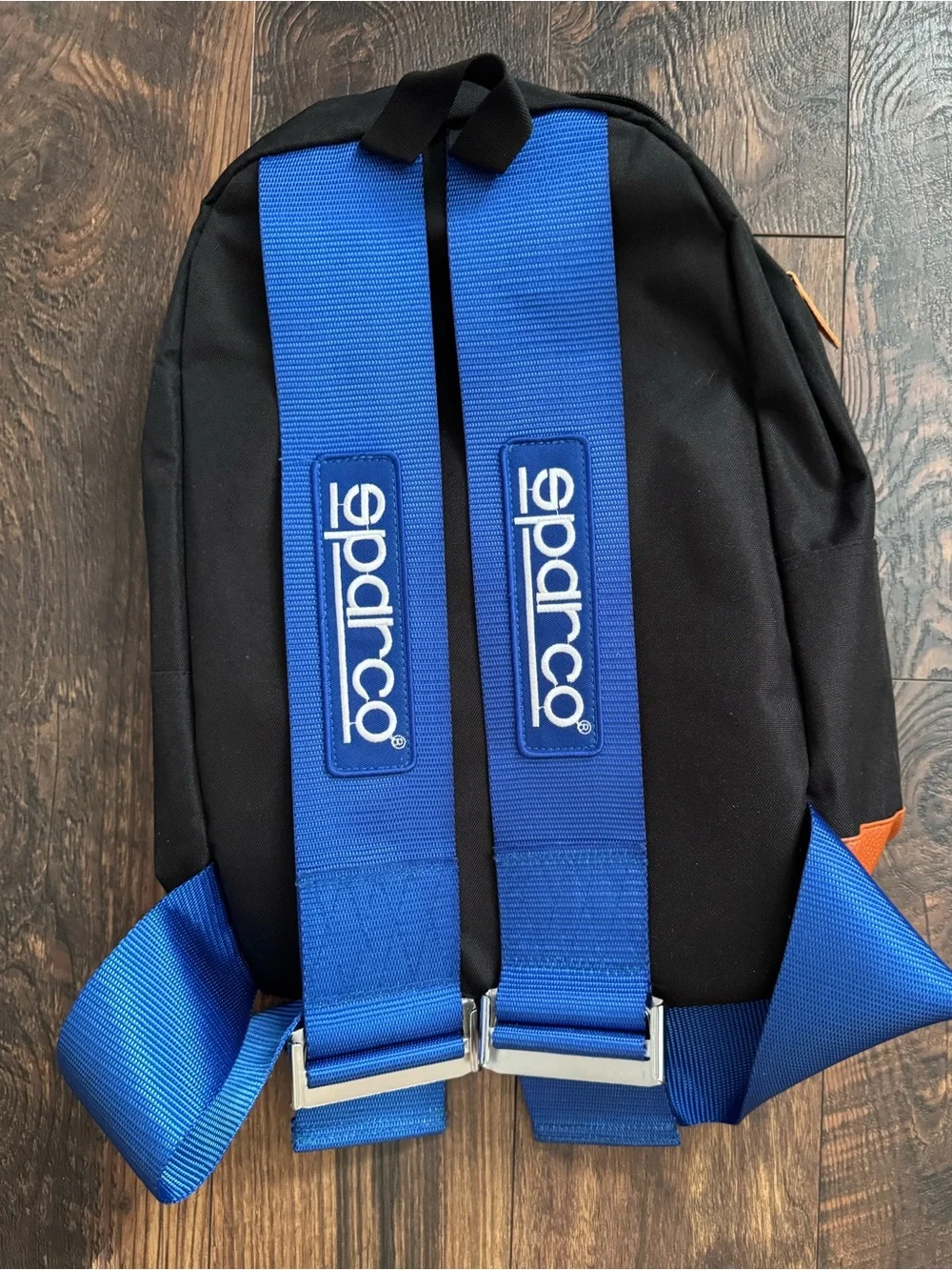 JDM Bride Gradation Racing Seat Cloth Backpack with Blue Harness Straps New